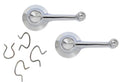 Window Crank Handles Clip-On Type For 1964-66 Ford Mustang Falcon With C-Clips