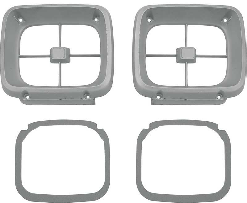 Parking Light Lens and Gasket Set 4 Piece Set Fits 1972 Dodge Dart/Demon
