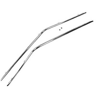 Roof Drip Molding Set Coupe 2 Piece Set Fits 1971-1973 Mustang