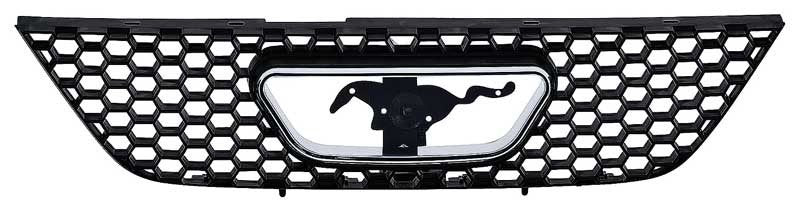 Front Grill Assembly With Chrome Fits 1999-2004 Mustang
