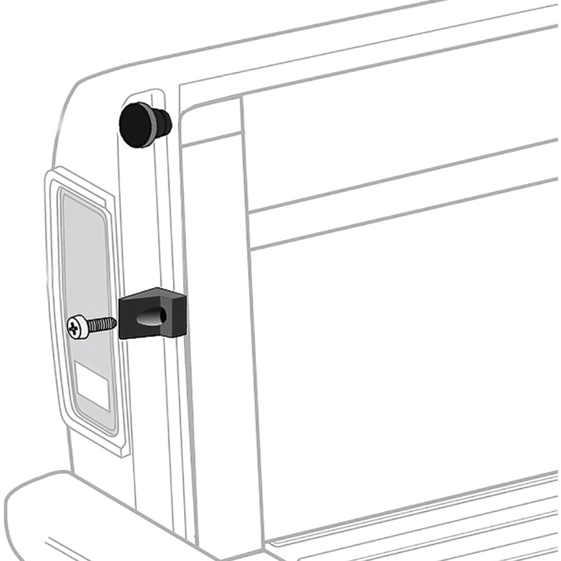 Tailgate Bumper Kit For 1964-1979 F100 F250 F350 and 1975-79 F150; 4 Piece