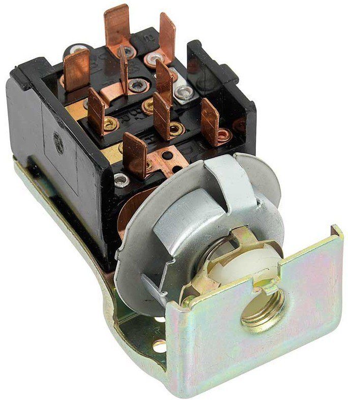 9 Terminal Headlamp Switch For 1975-1996 Dodge Models