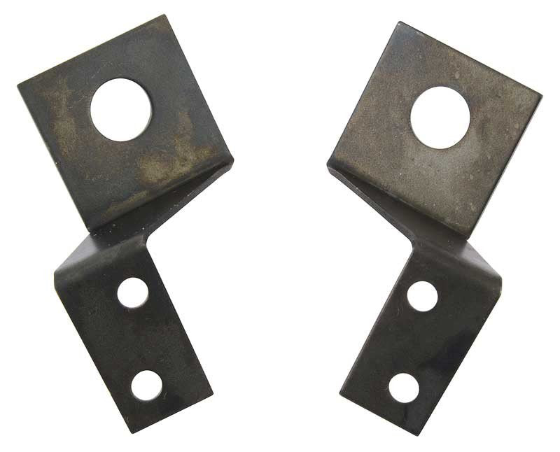 Grill Bar Mounting Brackets Pair Fits 1965 Mustang
