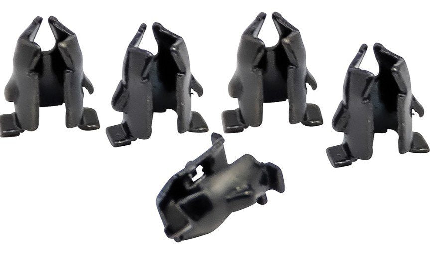 5 Piece 3/32" Stud Emblem Barrel Clip Set For Ford Thunderbird and Torino