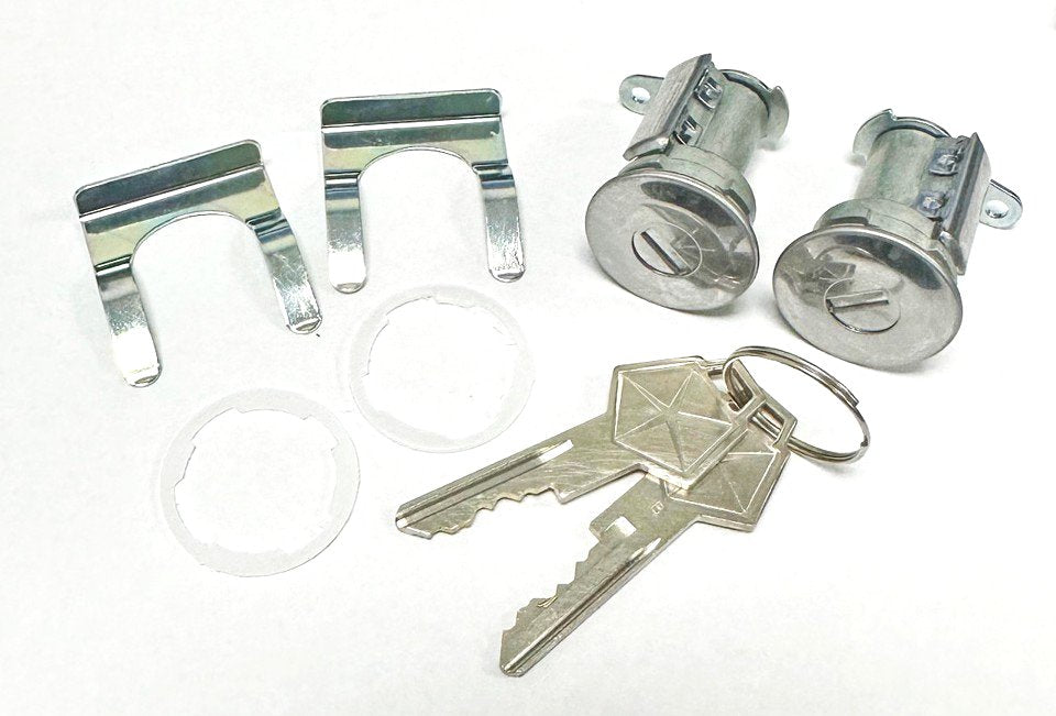 Door Lock Set with Keys For 1966-1970 Plymouth Barracuda and Belvedere