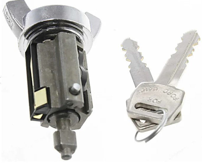 Chrome Ignition Lock Cylinder For 1977-1978 Ford Mustang II