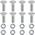 Bumper Bolt Set With Nuts For 1960-1965 Mercury Comet; Zinc Plated