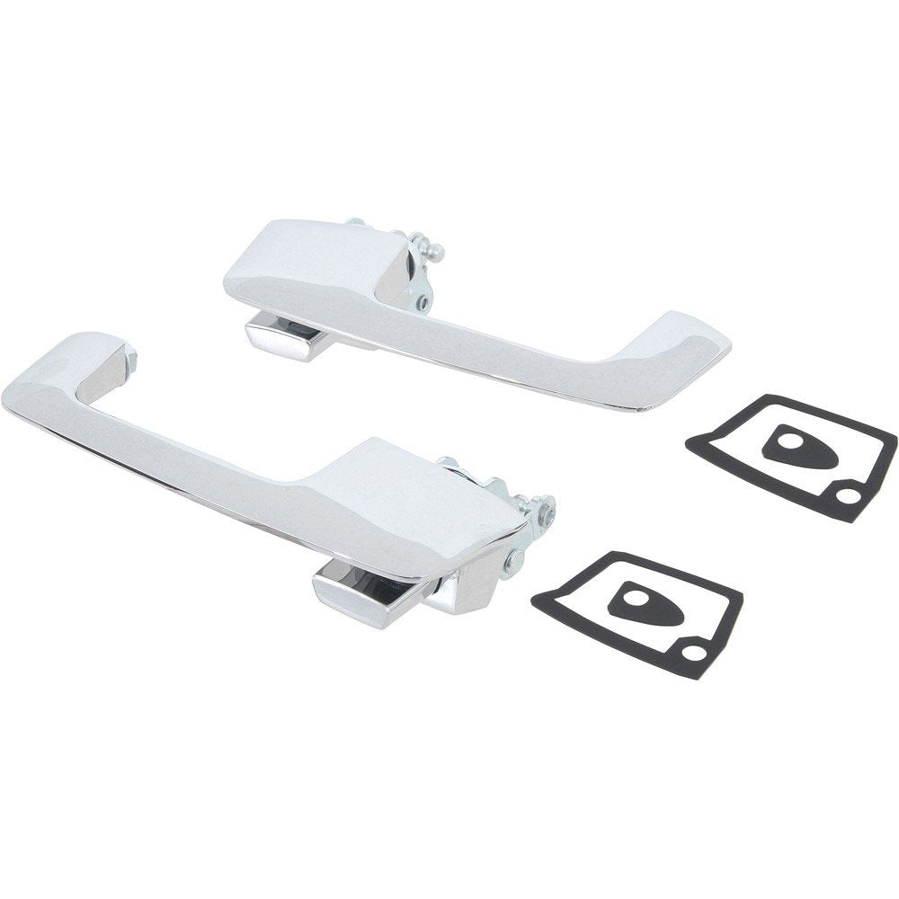 Front Exterior Door Handle with Buttons Mountng Fits 1967-1970 Mopar A & B Body