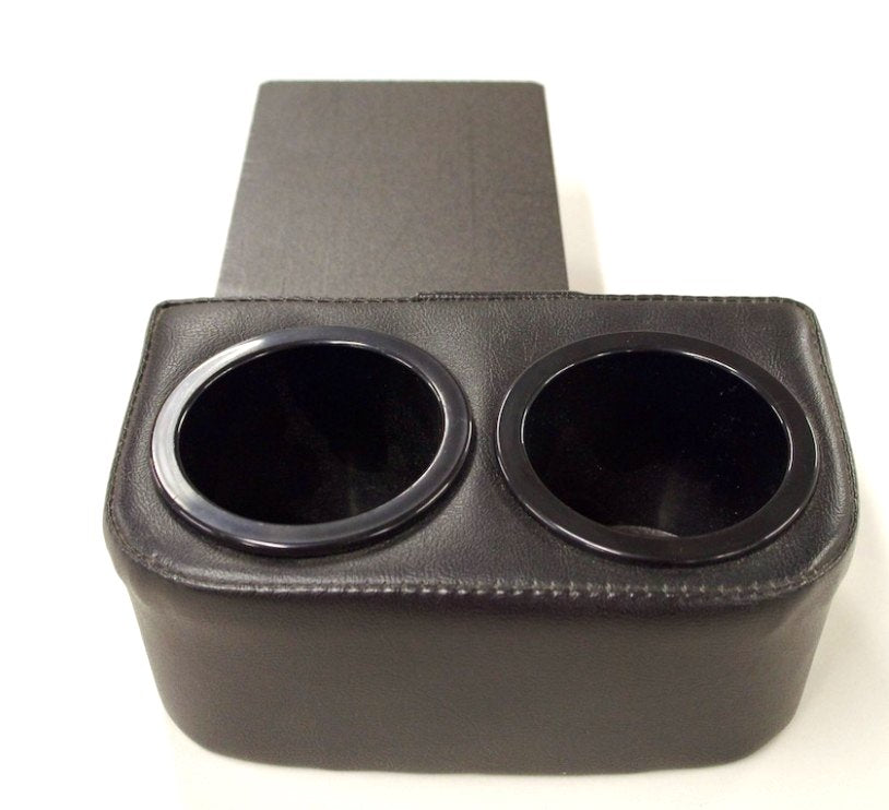Black Double Drink Holder For 1973-1979 Ford F100 F150 F250 F350 Pickup Trucks