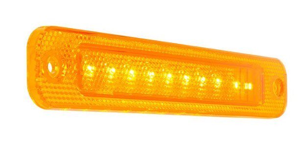 LED Side Marker Lights For 1978-1979 Ford Bronco; With Flasher; Pair