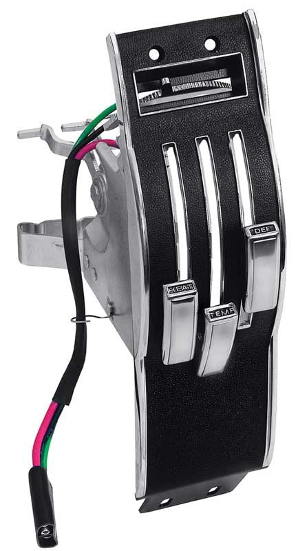 Heater Control Plate Assembly w/o AC Fits 1968 Mustang