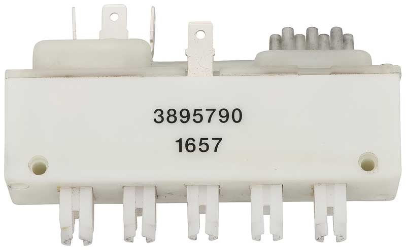 A/C Heater Control Switch 5-Button Fits 1960-1974 Mopar A B E-Body