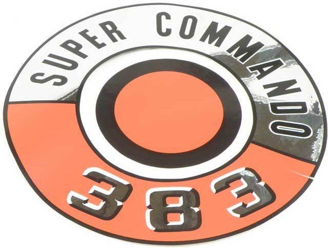 Super Commando 383 Air Cleaner Lid Decal For 1970 Challenger and Cuda Models