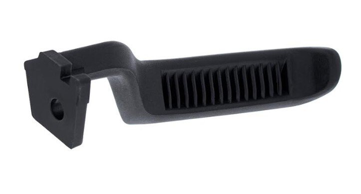 Black Interior Door Handle For 1987-1996 Ford Bronco; Driver Side