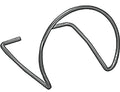 Bell Crank Nylon Bearing Retaining Wire Fits 1965-1975 Road Runner & Satellite
