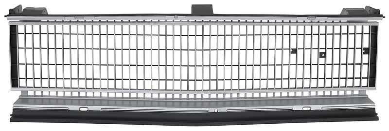 Front Grill Center Section Silver Fits 1968 Dodge Charger