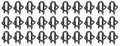 Standard Door Panel Clip Set For 1962-67 Ford Falcon Ranchero and Mercury Comet