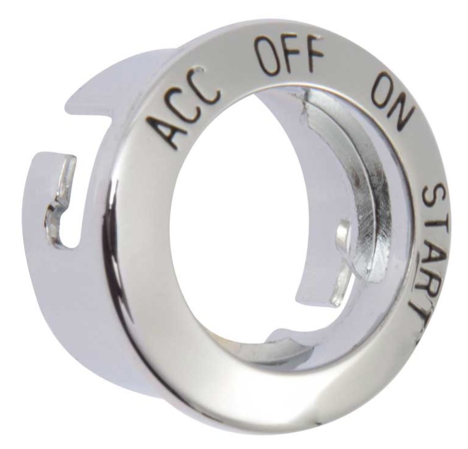 Die-Cast Ignition Switch Bezel For 1961-65 Ford Falcon Ranchero; 1964-66 Mustang
