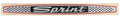 Sprint Fender Emblem Foil Insert Fits 1965 Ford Falcon