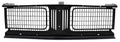 Center Grill Assembly Black Fits 1969 Dodge Charger