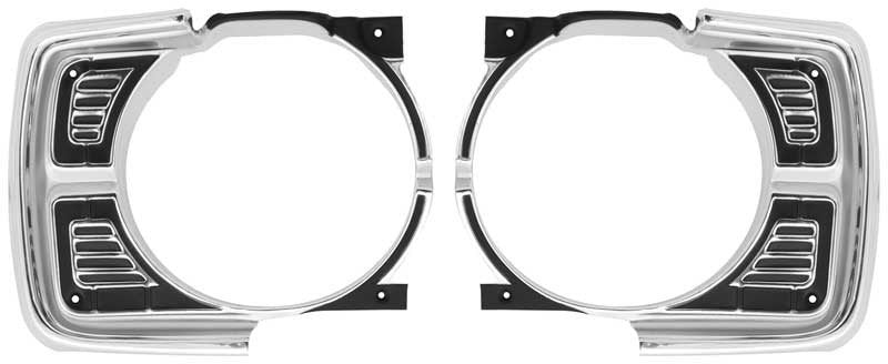 Headlight Bezel Set Pair Fits 1969 Dodge Dart