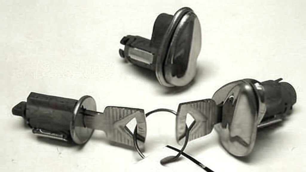 Ignition and Teardrop Door Lock Set For 1960-63 Ford Falcon; With Ford Keys