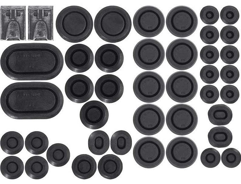 44 Piece Rubber Body Plug Kit For 1969-1970 Ford Mustang and Mercury Cougar
