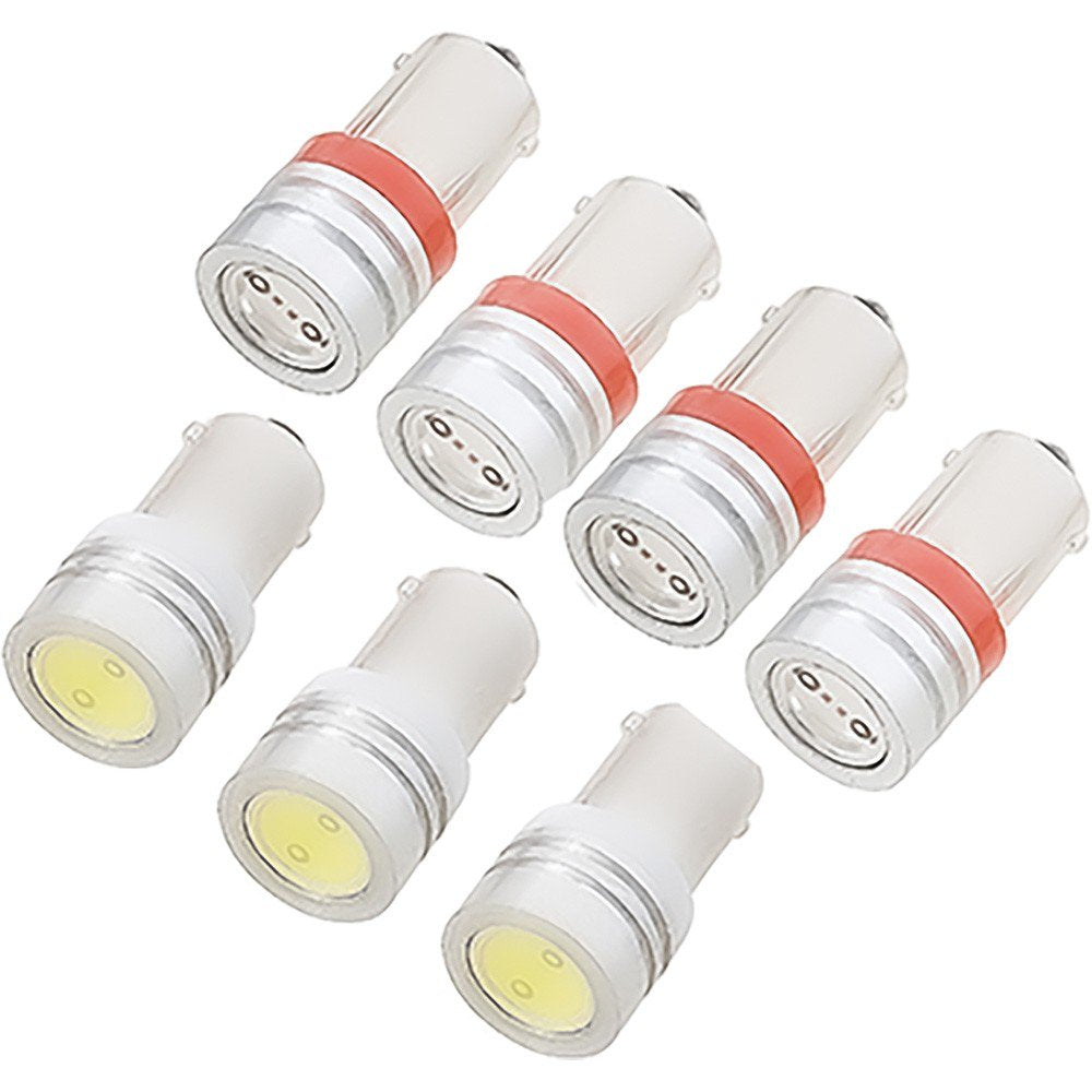 Gauge Cluster LED Bulb Kit With Round 140mph Speedo 7 Fits 1965-1966 Mustang