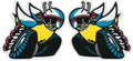 Scat Pack Rear Side Window Decal Set For 1970 Challenger Charger Coronet Dart