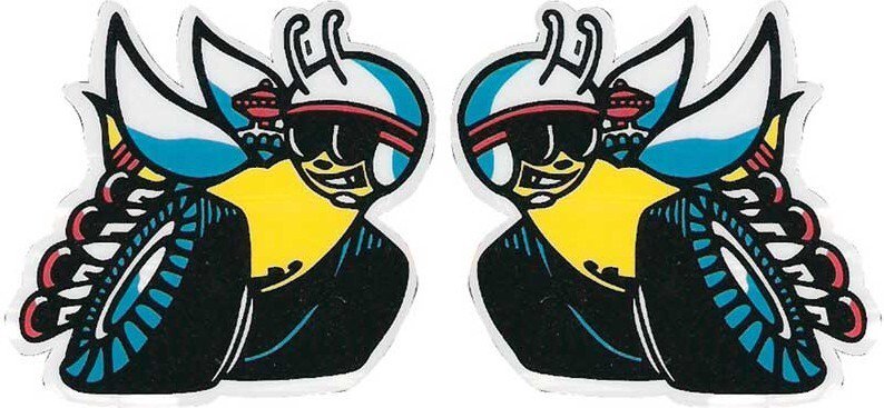 Scat Pack Rear Side Window Decal Set For 1970 Challenger Charger Coronet Dart