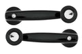 Black Window Crank Handle Set For Challenger Charger Coronet Dart Cuda Duster