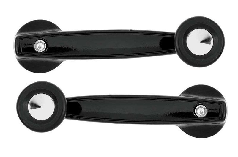Black Window Crank Handle Set For 1968-1974 Dodge Dart and Plymouth Duster