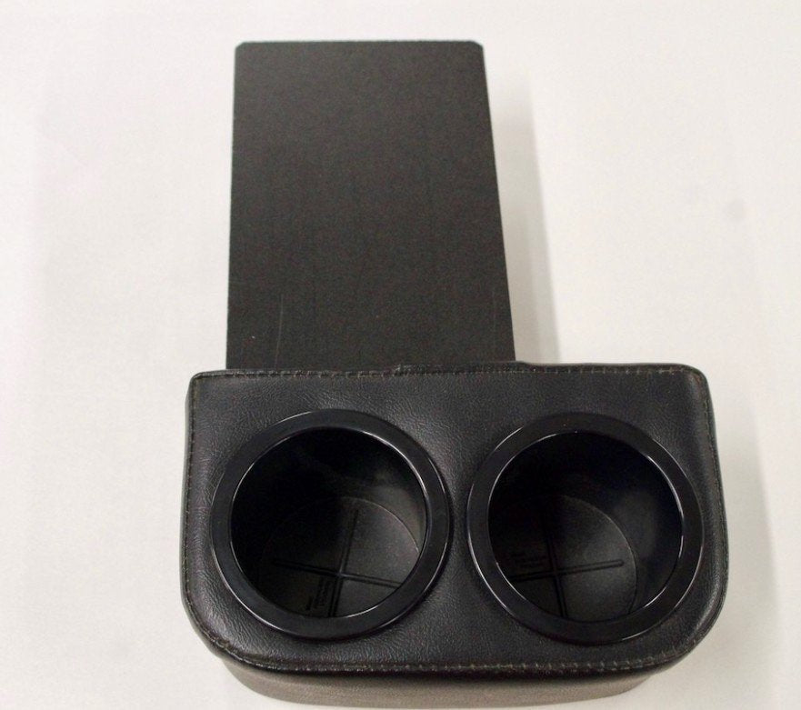 Black Double Drink Holder For 1973-1979 Ford F100 F150 F250 F350 Pickup Trucks