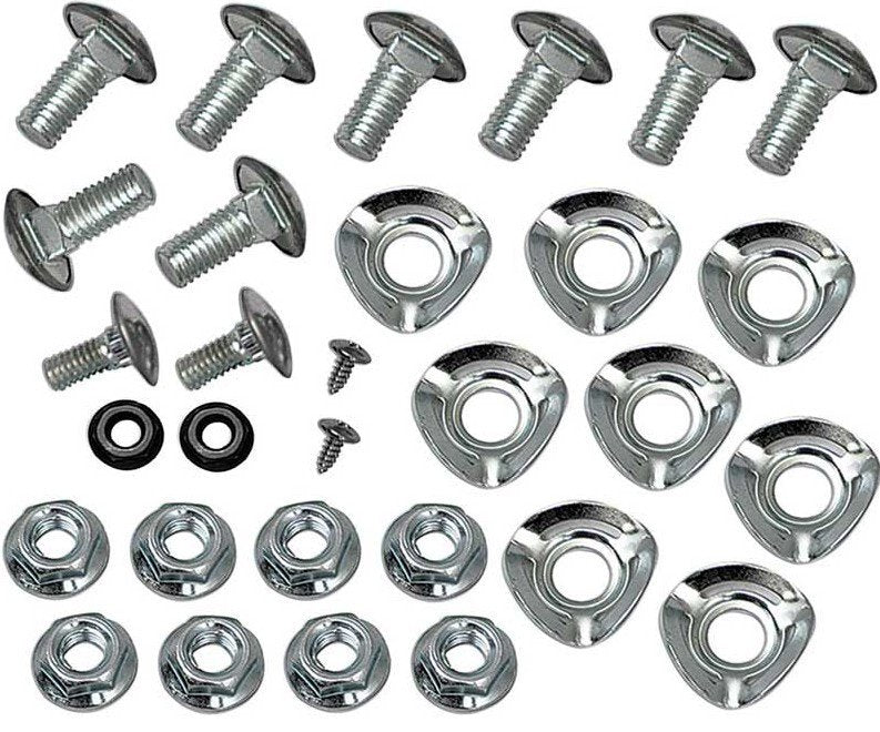 Front and Rear Bumper Bolt Mounting Kit For 1966-1977 Ford Bronco; 28 Pieces