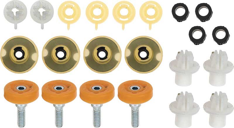 E-Body 22 pc Set Fits 1973-1974 Front Door Window Hardware Set
