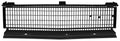 Front Center Grill Black Fits 1968 Dodge Charger