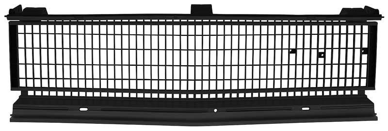 Front Center Grill Black Fits 1968 Dodge Charger