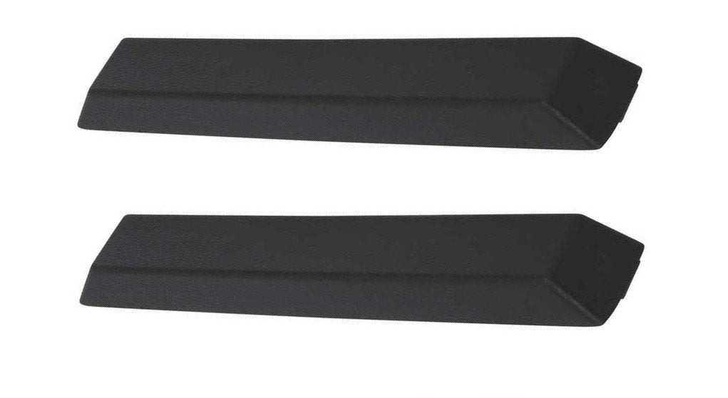 Black Urethane Arm Rest Pad Pair For 1964-1966 Ford Mustang Models