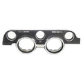 Dash Gauge Bezel Standard Interior Black Fits 1968 Ford Mustang
