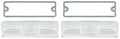 Parking Light Lens and Gasket Set 4 Piece Set Fits 1969 Dodge Dart