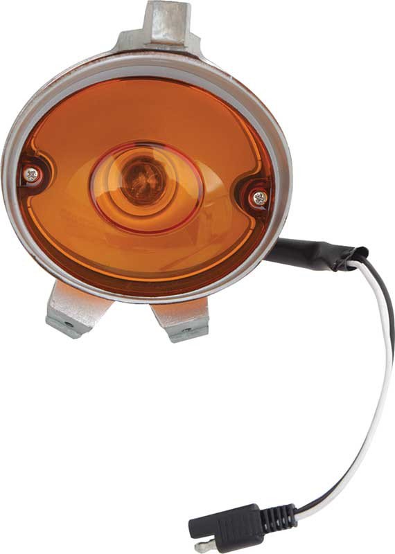 Parking Light Assembly LH Fits 1970 Charger, 1970-1974 Challenger