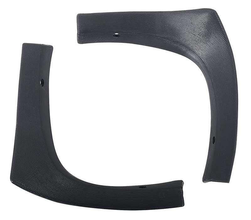 Interior Rear Window Lower Corner Moldings Pair Fits 1968-1970 Dodge Charger