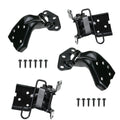 Door Hinge Kit w/ Hardware Fits 1971-1973 Mustang, Cougar