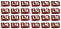 Windshield/Rear Window Reveal Molding Clip Set For 1974-1976 Dart and Duster