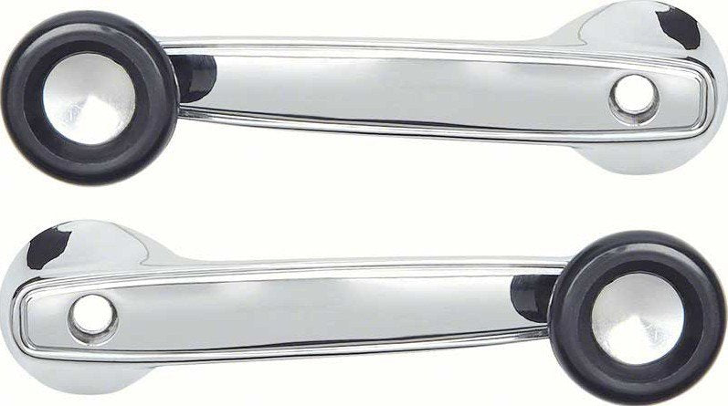 Chrome Window Crank Handle Set For 1968-1974 Plymouth GTX Scamp and Valiant