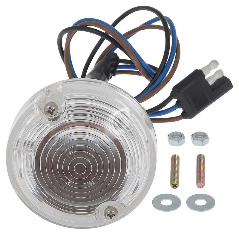 Parking Light Assembly Housing, Lens, Wiring RH/LH Fits 1967-1968 Mustang