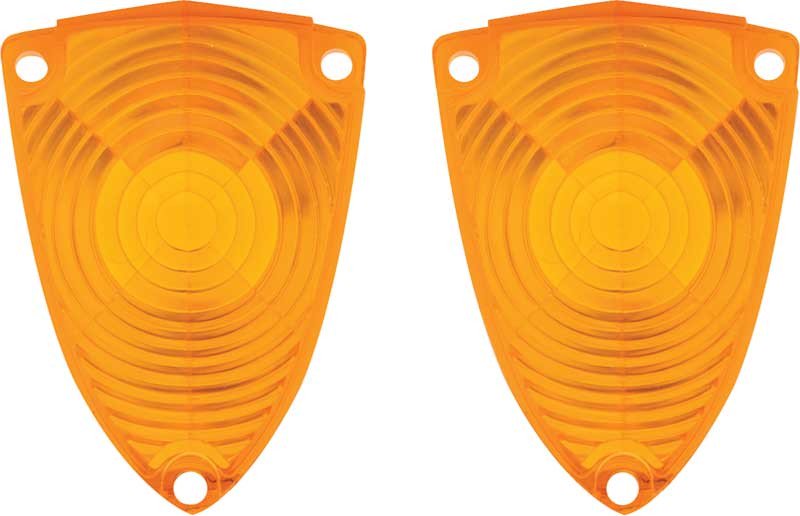 Parking Light Lens with Gaskets Pair Fits 1964 Dodge Polara, 330, 440
