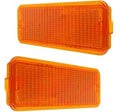 Amber LED Parking Lights For 1973-77 Ford F100 F250 F350 and 1975-77 F150; Pair