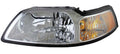 Headlight Assembly Pair Chrome Clear Lens Fits 1999-2004 Mustang