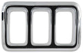 Tail Light Bezel Chrome LH Fits 1970 Ford Mustang